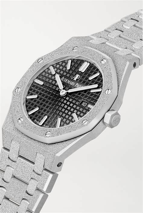 audemars piguet white gold frosted|audemars piguet royal oak.